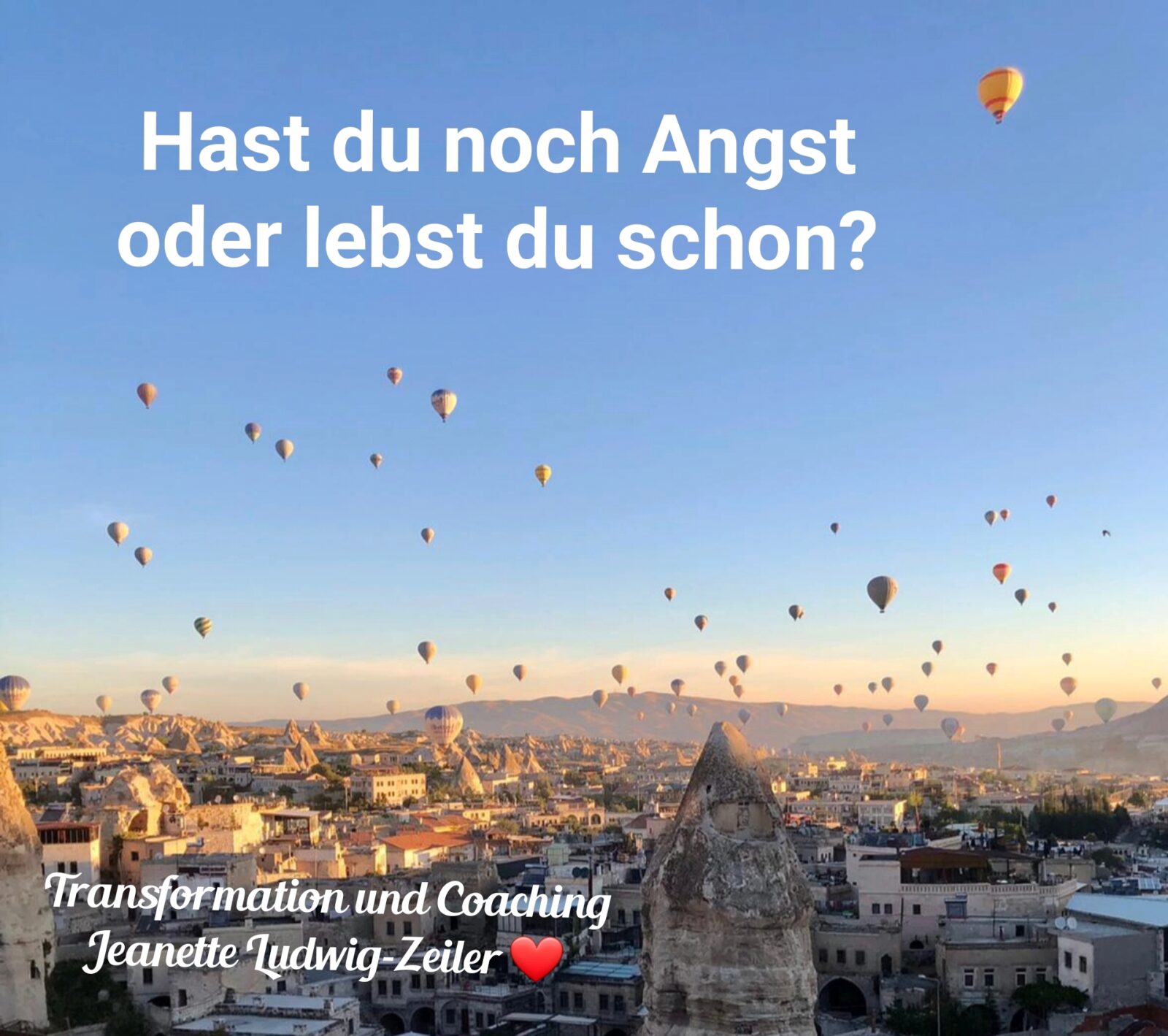 Hast du noch Angst oder LEBST DU SCHON? ❤