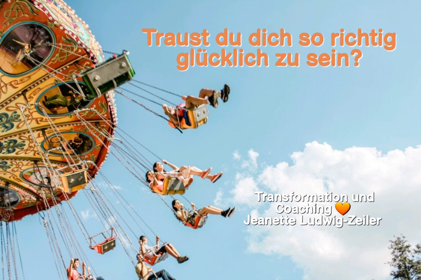 Traust du dich so richtig glücklich zu sein? 🧡
